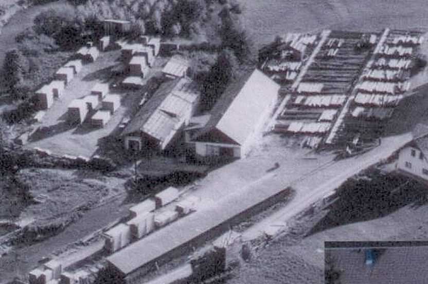Das Sägewerk um 1956