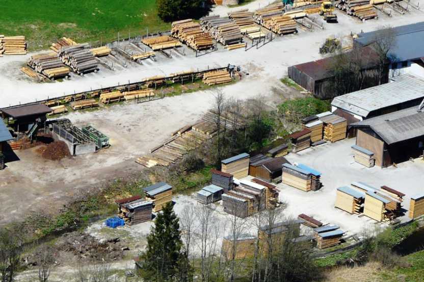 1972 wurde der Rundholzplatz errichtet